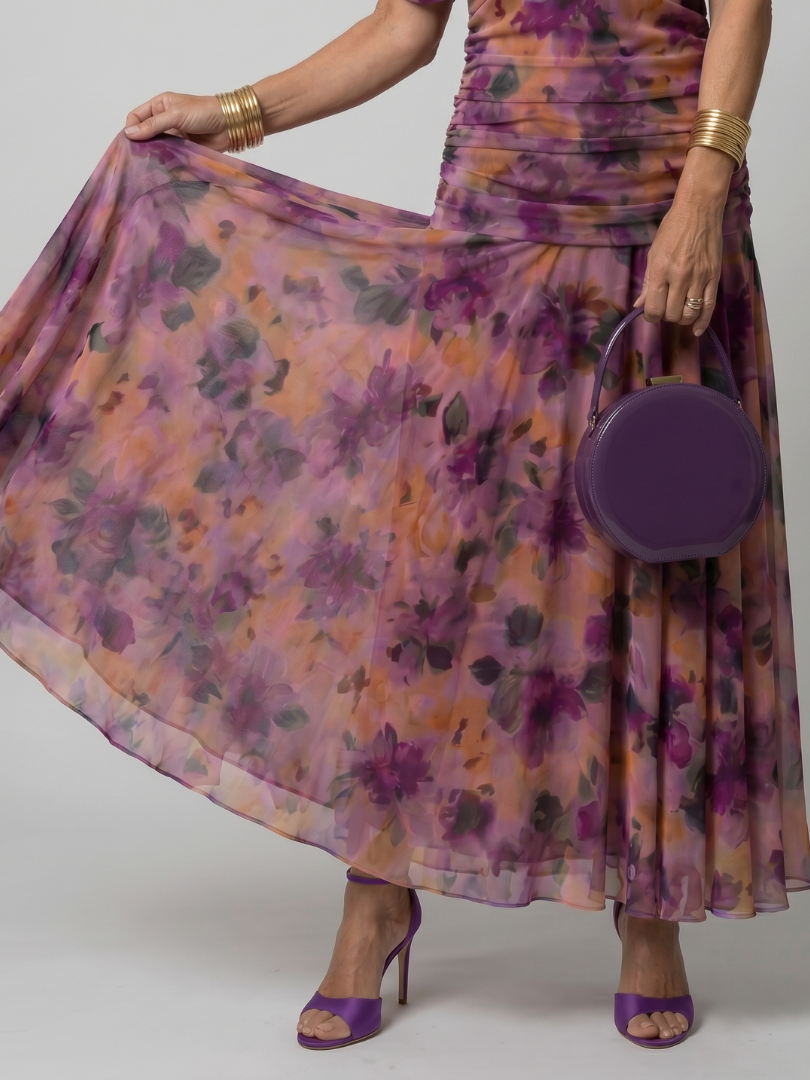 Calen | Robe Midi Décontractée à Epaule Dénudée