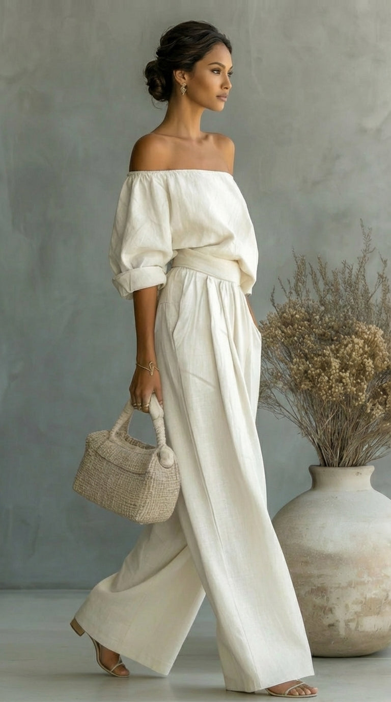 Liliána™ | Ensemble Effet Toile Exclusif pour un Été Stylé