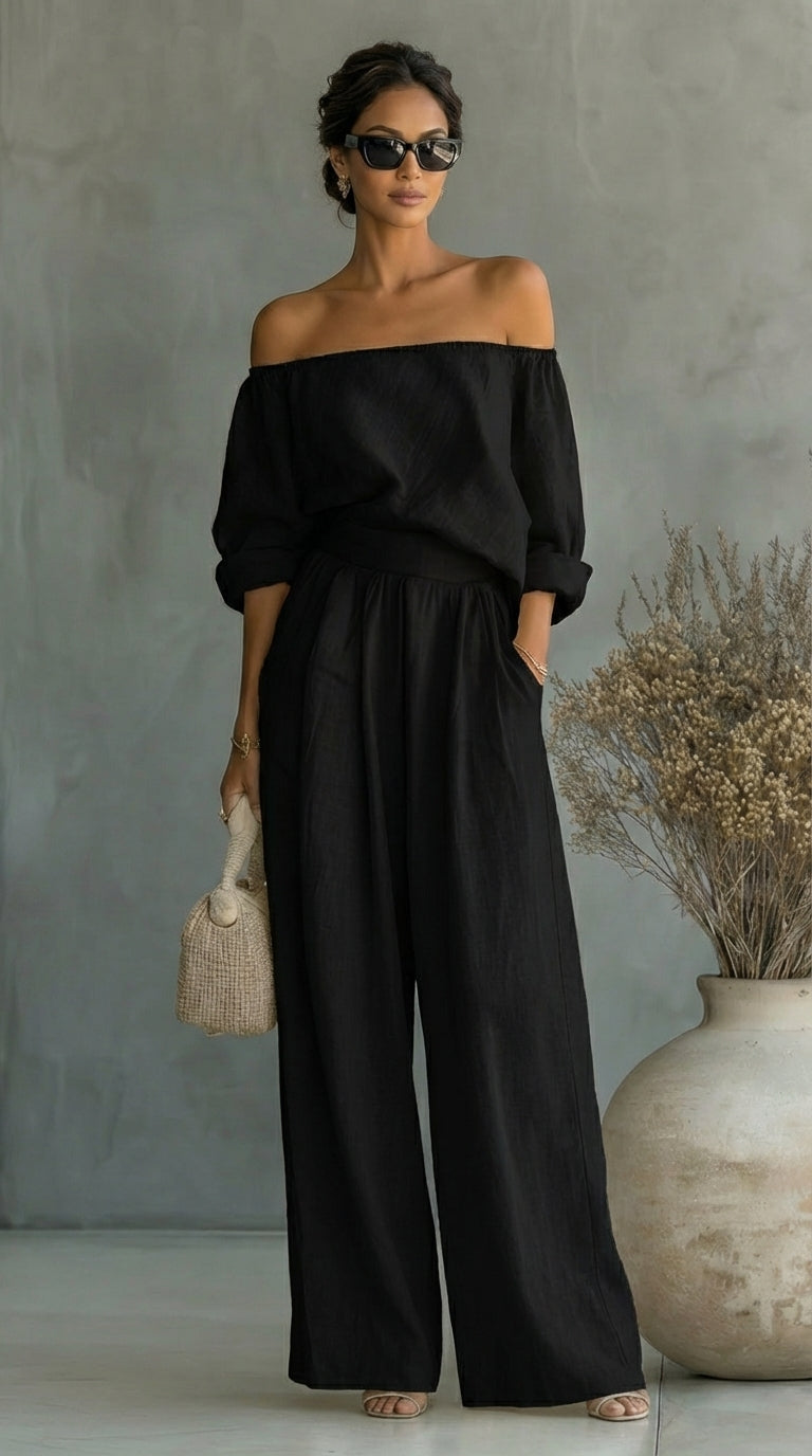 Liliána™ | Ensemble Effet Toile Exclusif pour un Été Stylé